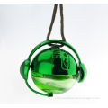 Green Round Fragrance Hanging Car Perfume Air Freshener For Promotion Gifts Ts-cp014